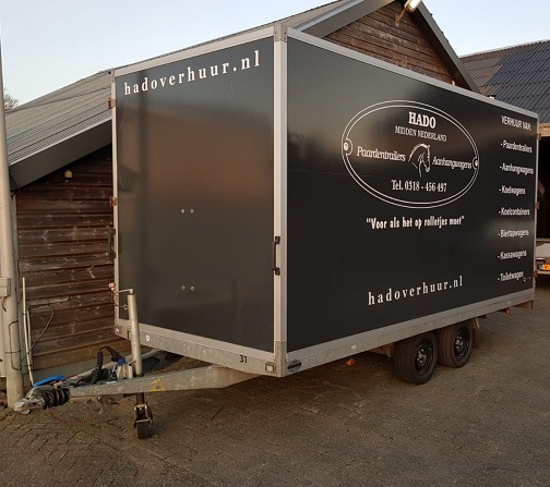 Hapert Geslotenwagen 400 x 150 x 200 2700kg 9